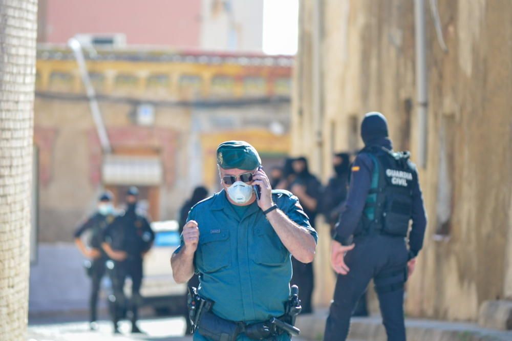 Macrooperación policial contra el narcotráfico en Cartagena