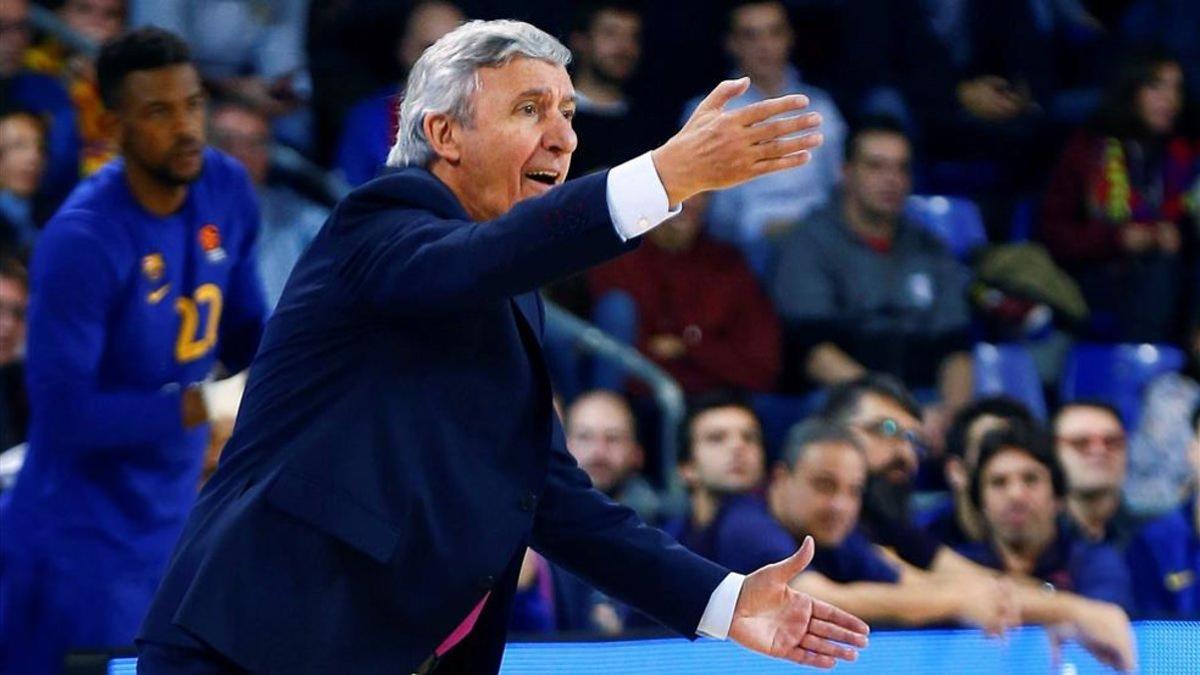 Svetislav Pesic, técnico del Barça, elogió a sus jugadores