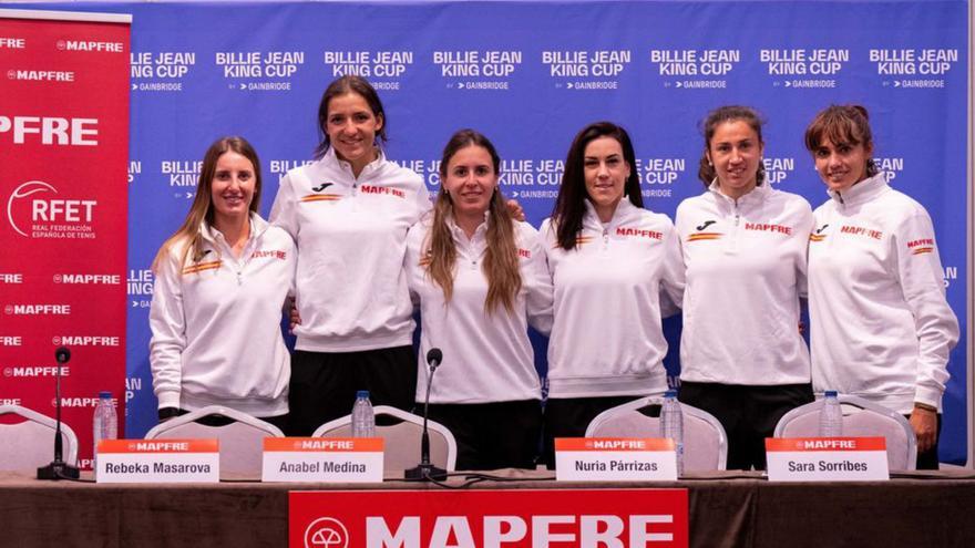 Sara Sorribes, «feliz» de volver a jugar con España en casa