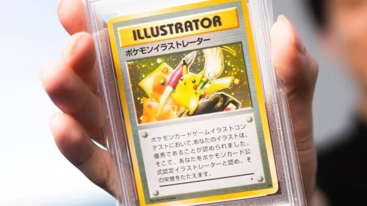 La carta Pikachu Illustrator (1998), una de las más valoradas por la comunidad Pokémon.
