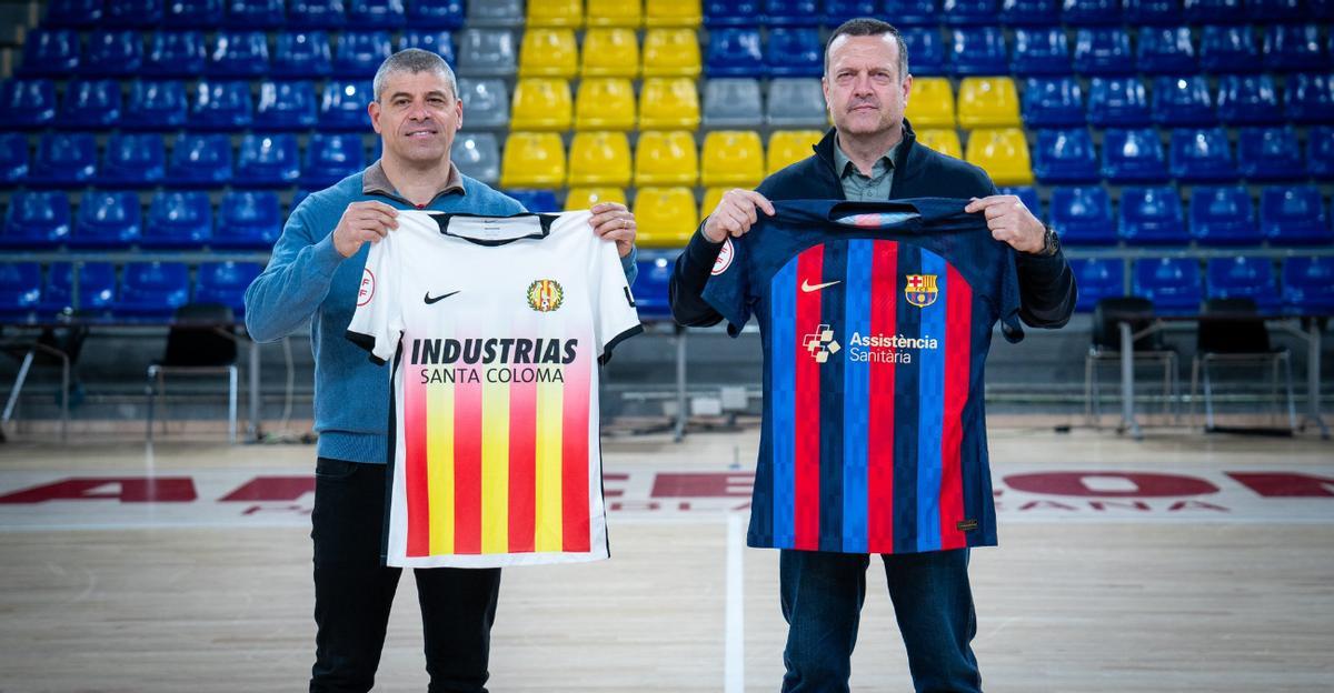 Jesús Velasco y Xavi Closas, juntos en el Palau