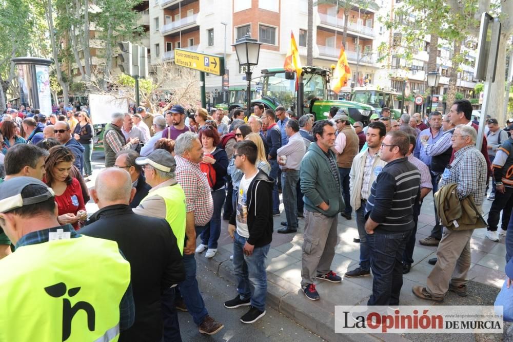 Manifestación de los agricultores por el Mar Menor en Murcia