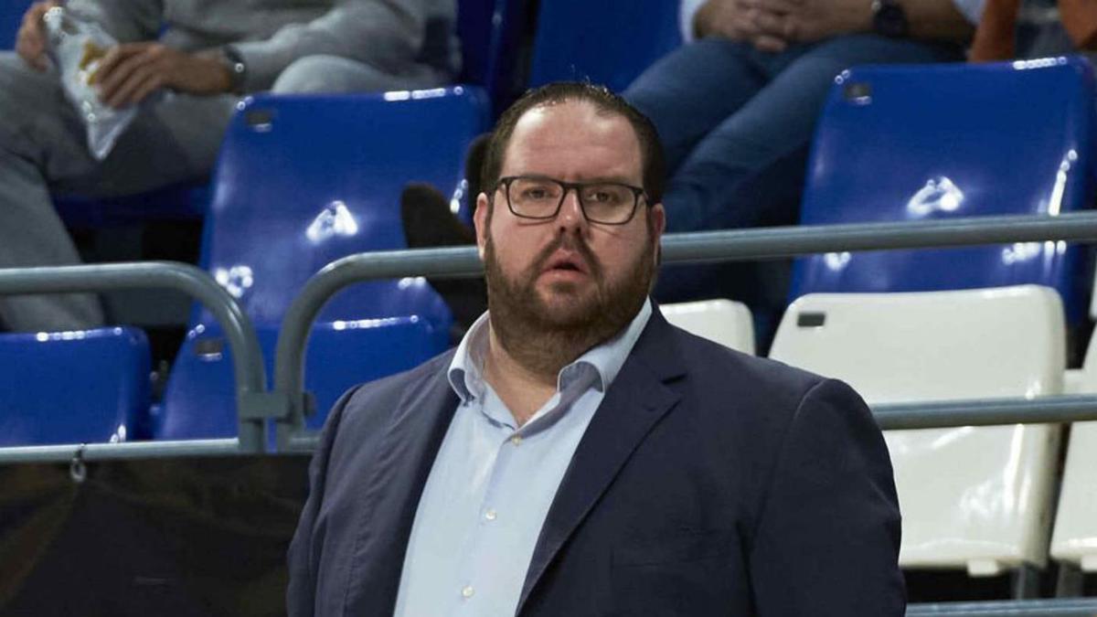 Claudio García Morales, en el partido Clarinos-Valencia.