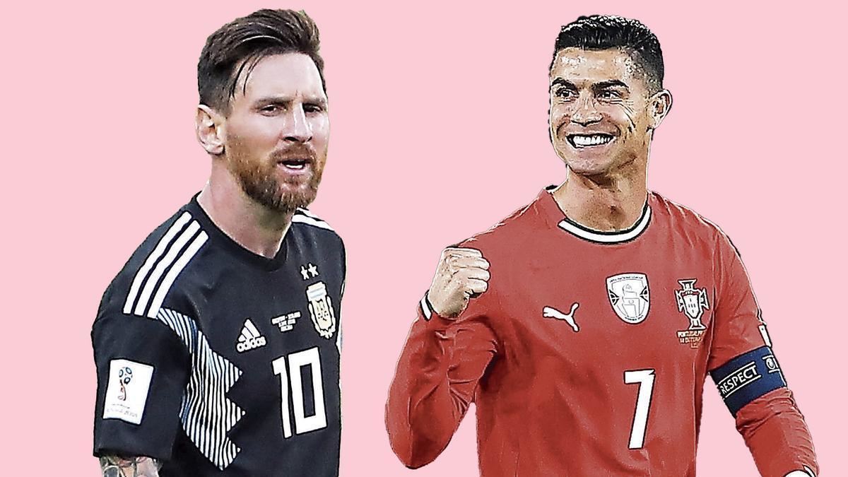 Leo Messi y Cristiano Ronaldo.