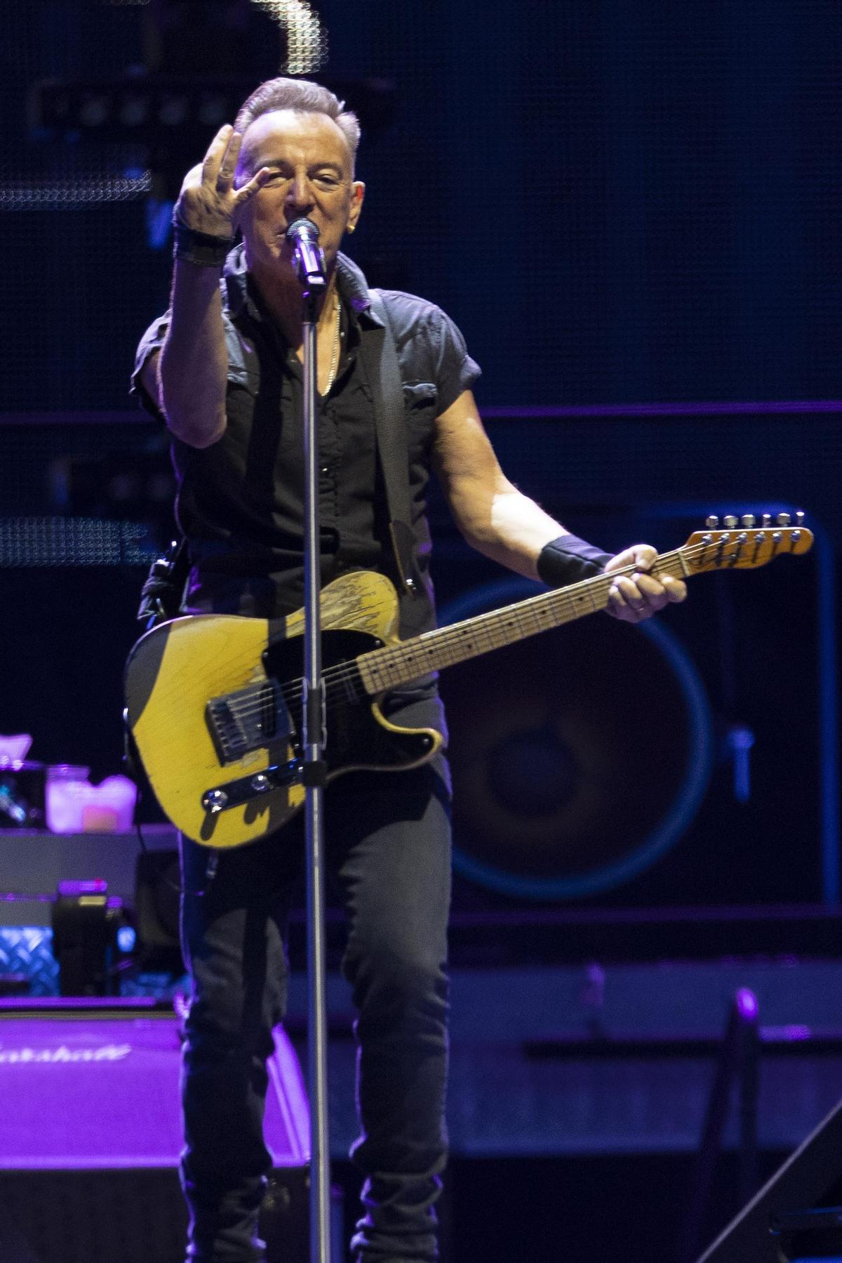 Bruce Springsteen en concierto en el Estadi Olimpic de Barcelona