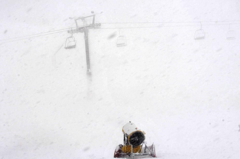 Primera nevada en Pajares