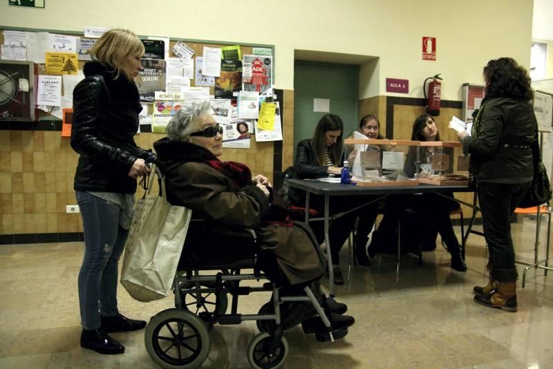 Jornada electoral en Zaragoza