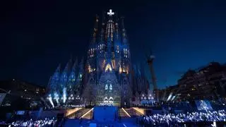 L'acte de cloenda de la visita del Papa: així ha estat la inauguració de la torre de Jesús de la Sagrada Família