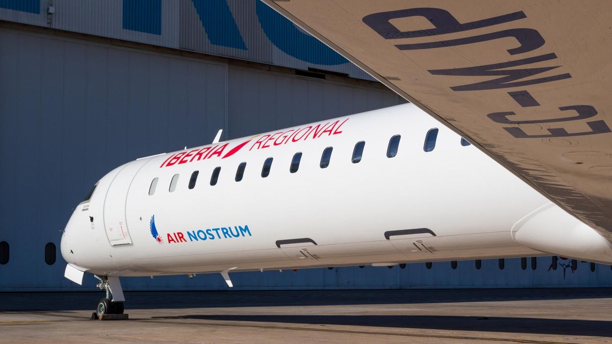 Un avión de Iberia.