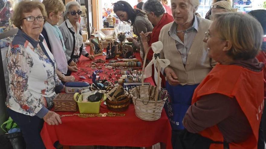 Durante la mañana hubo un trasiego constante de compradores.