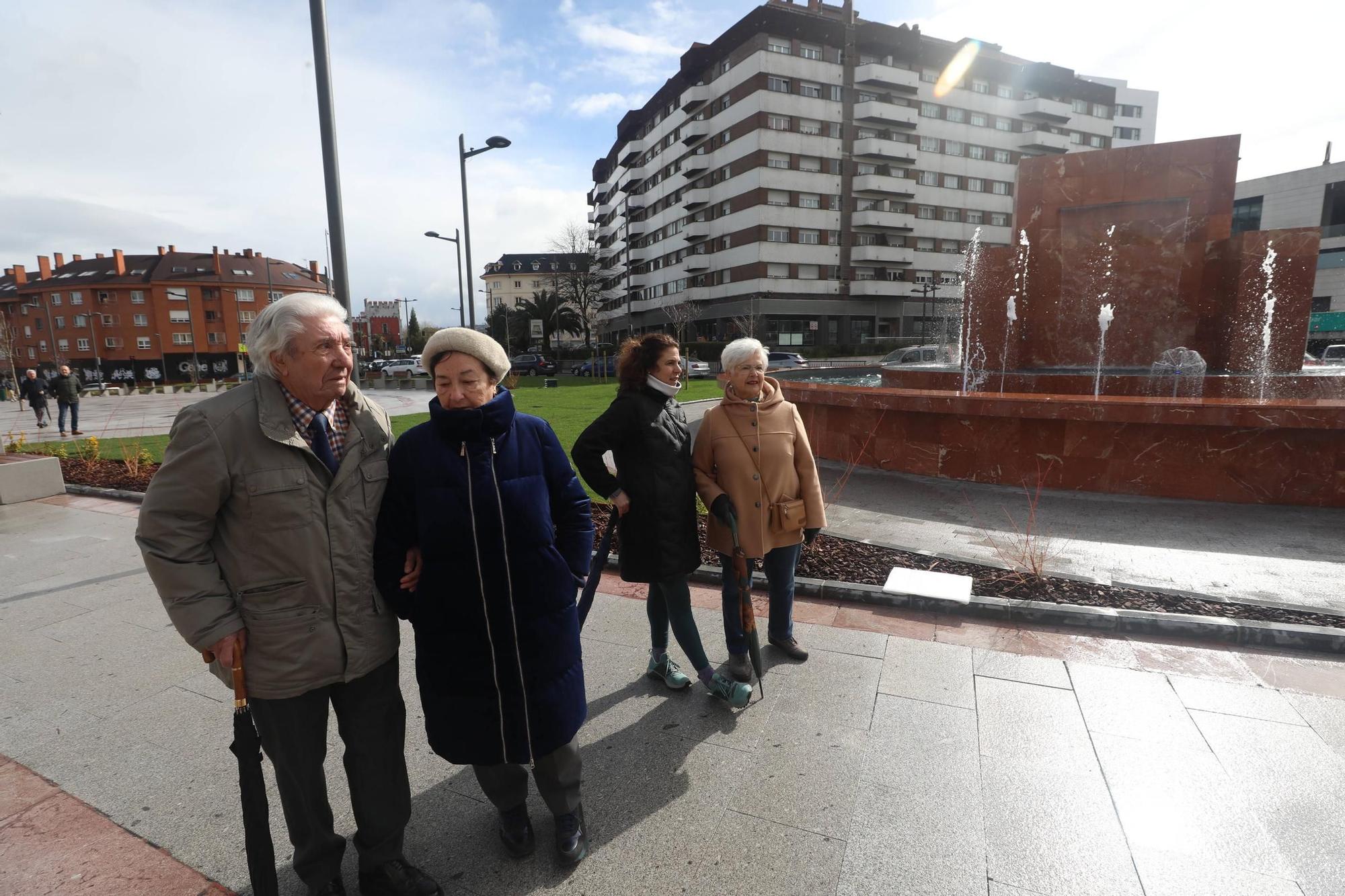 EN IMÁGENES: La nueva plaza de la Cruz Roja de Oviedo ya está abierta al público