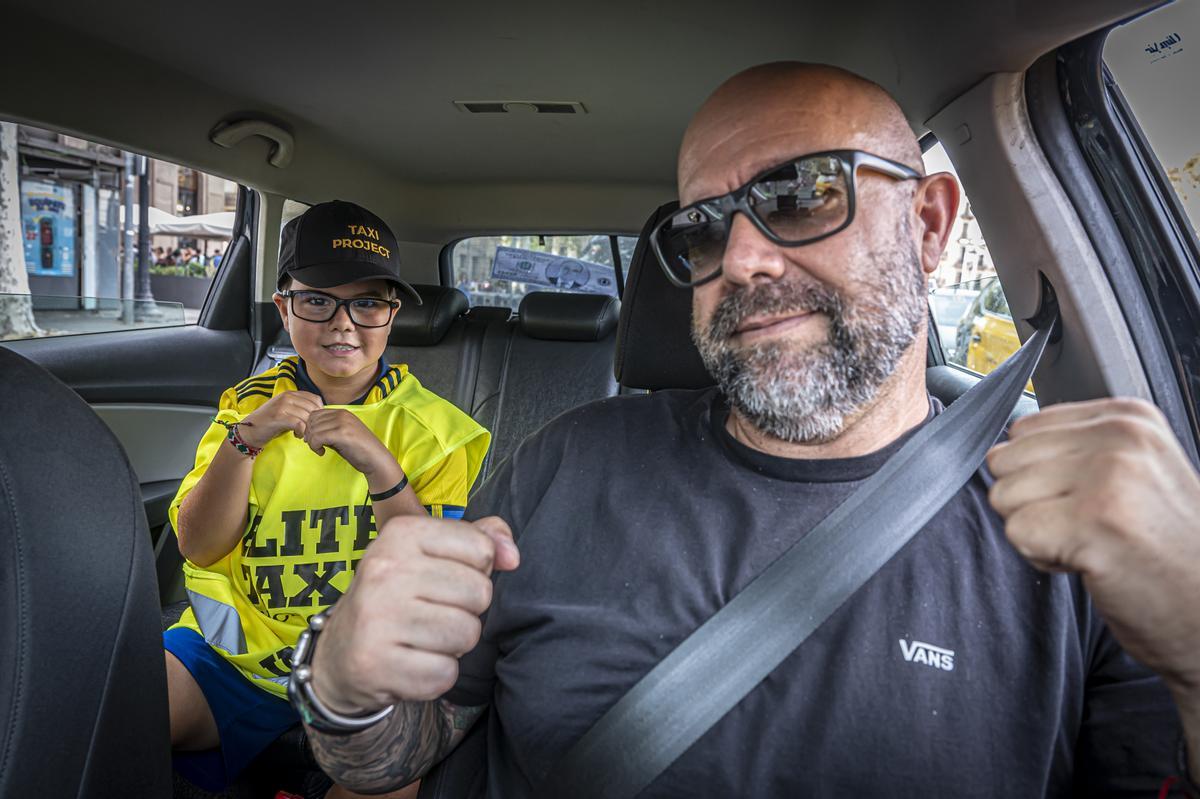 El sector del taxi volvió este martes a las movilizaciones