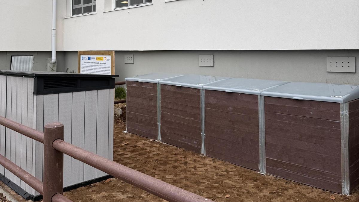 Uno de los dos centros de compostaje abiertos en Boqueixón