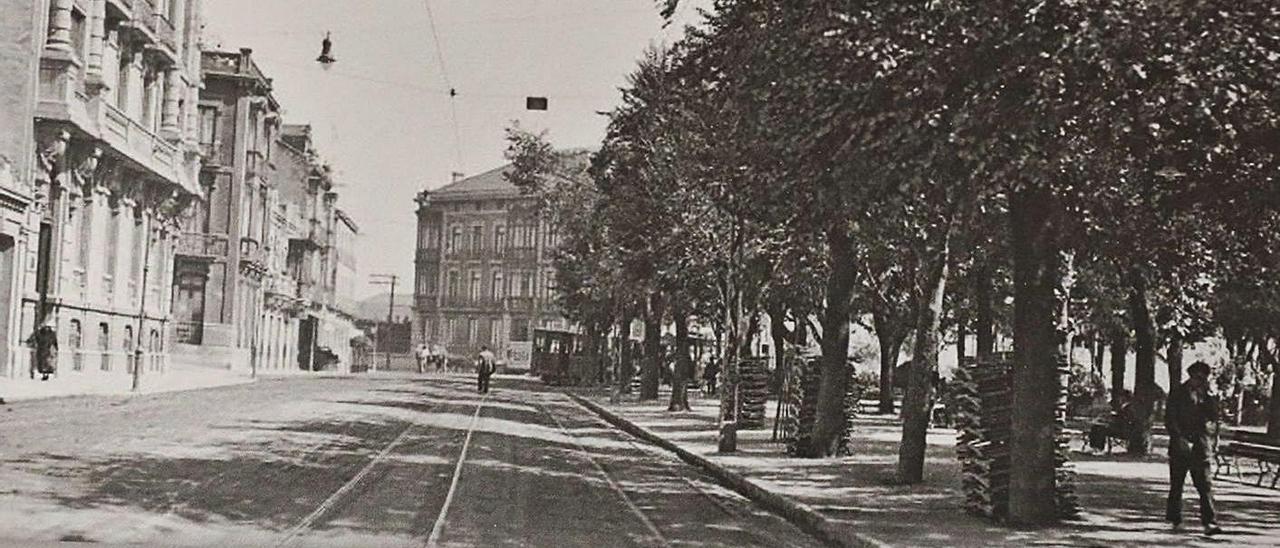 La calle Emile Robin, en la primera mitad del siglo XX | Archivo Nardo Villaboy