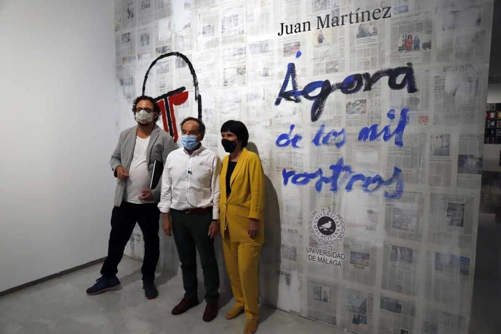 Exposición de Juan Martínez en el Rectorado de la UMA