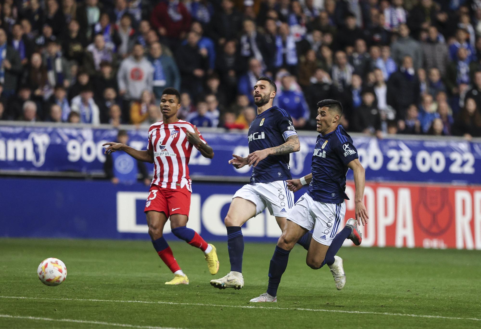 En imágenes: así fue el duelo copero entre el Real Oviedo y el Atlético de Madrid