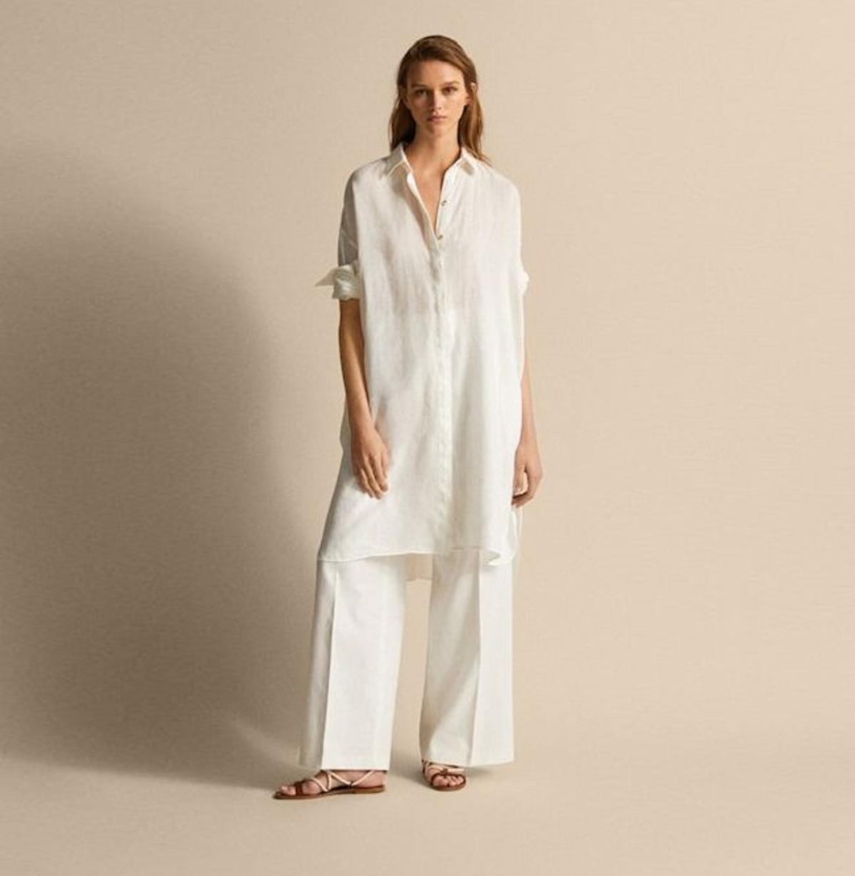 El blusón de lino, de Massimo Dutti