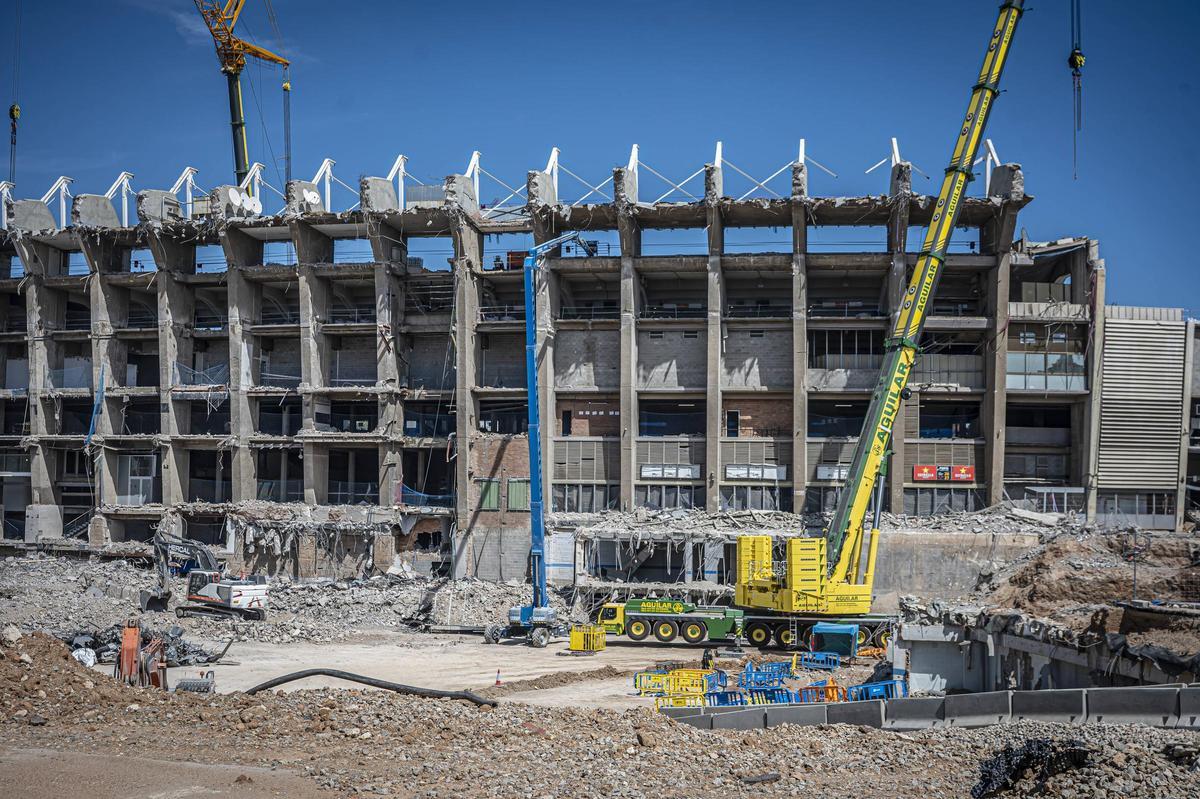 Obras en el Camp Nou