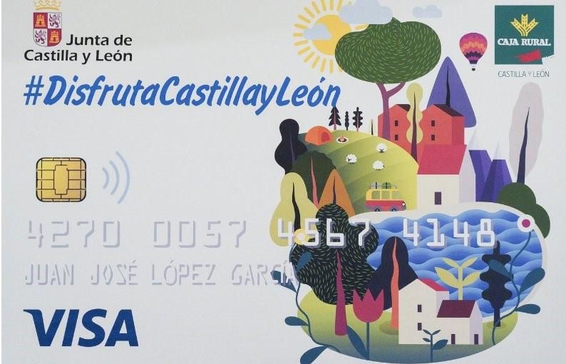 Tarjeta del bono turístico de Castilla y León.