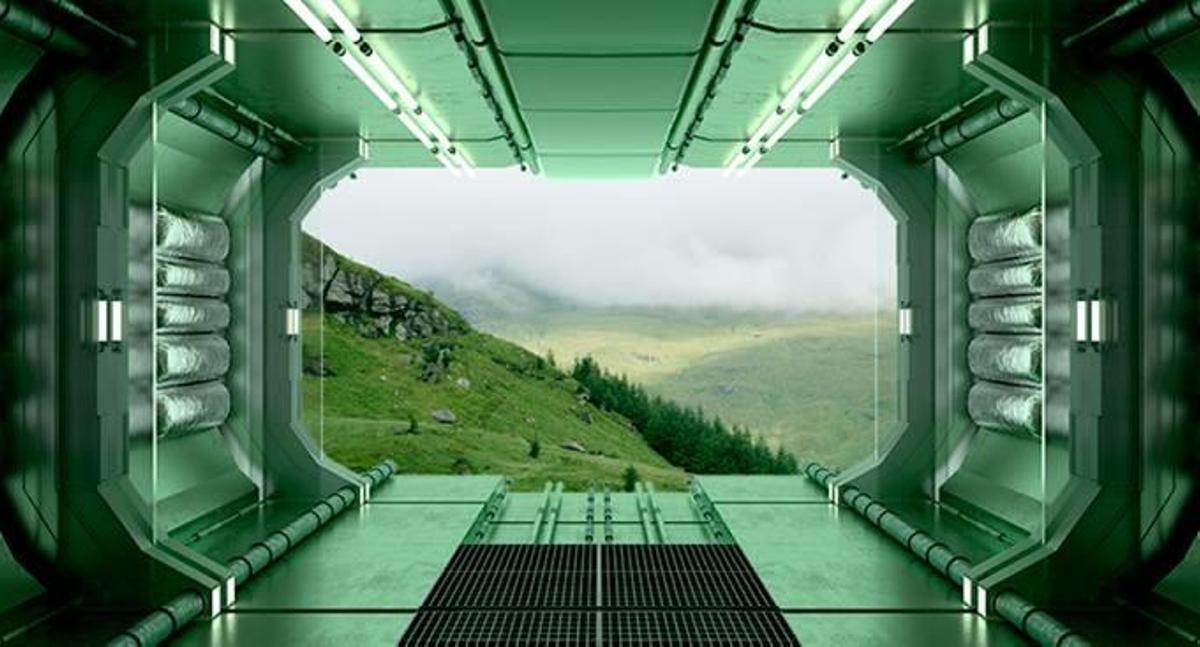 Dos imágenes de la muestra de Jesús Rivera en la galería Aural.