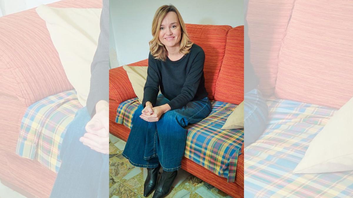 Pilar Alegría, en un fotograma de su vídeo de fin de año compartido en redes sociales