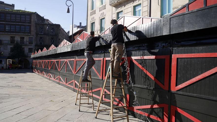 Pontevedra destapará su Navidad el día 5 con una gran pista de hielo en la plaza de España