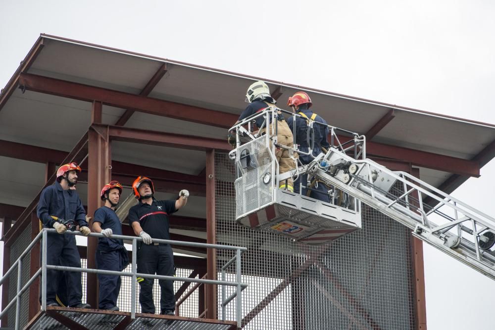 Nuevos bomberos de Oviedo