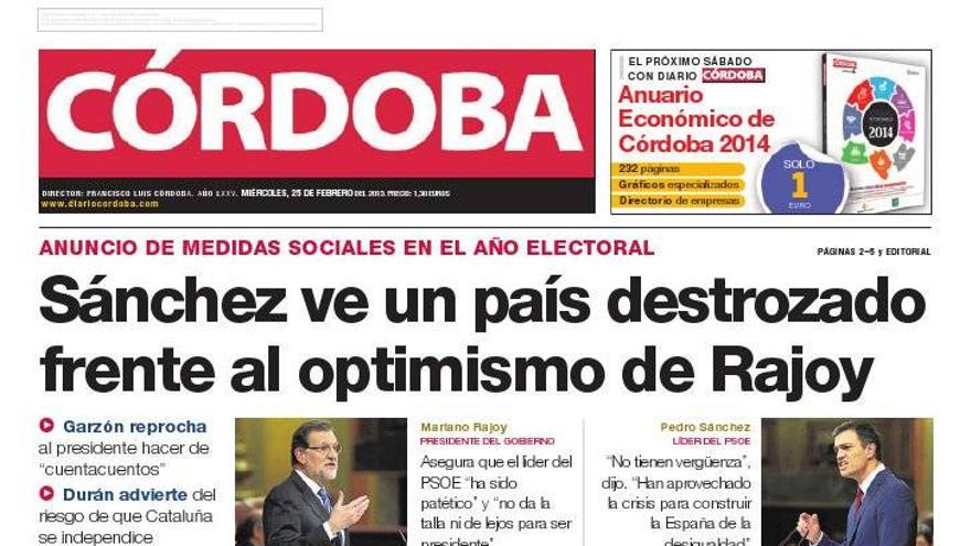 La portada del CÓRDOBA