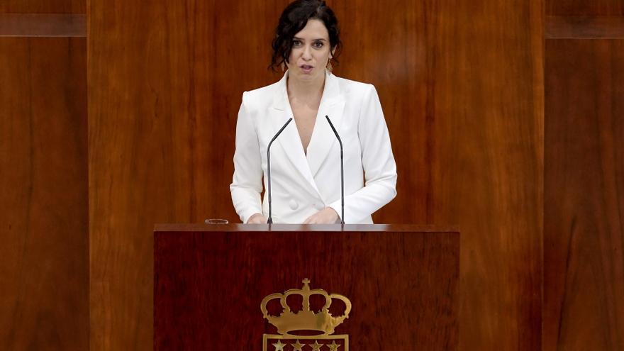 Sesión de investidura de Isabel Díaz Ayuso en la Asamblea de Madrid