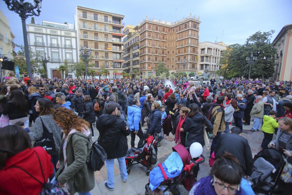 Concentración de Escola Valenciana en València