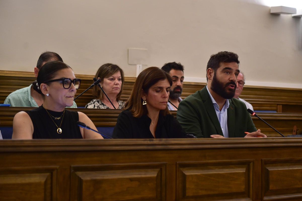 El edil de Interior de Plasencia, en el último pleno.