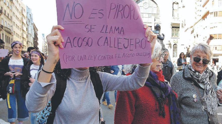 Manifestación contra la violencia machista en noviembre del 2019.