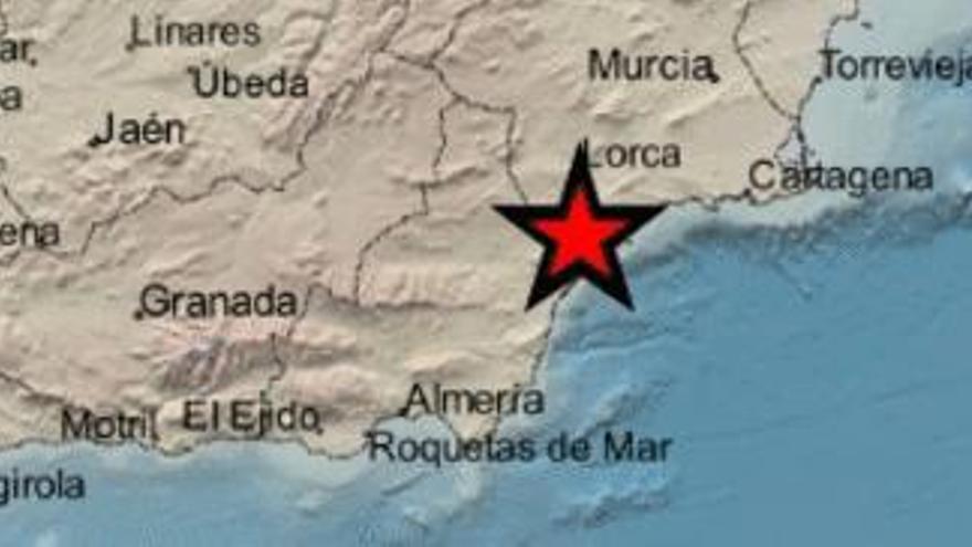 Un terremoto de 2&#039;5 de magnitud sacude Águilas