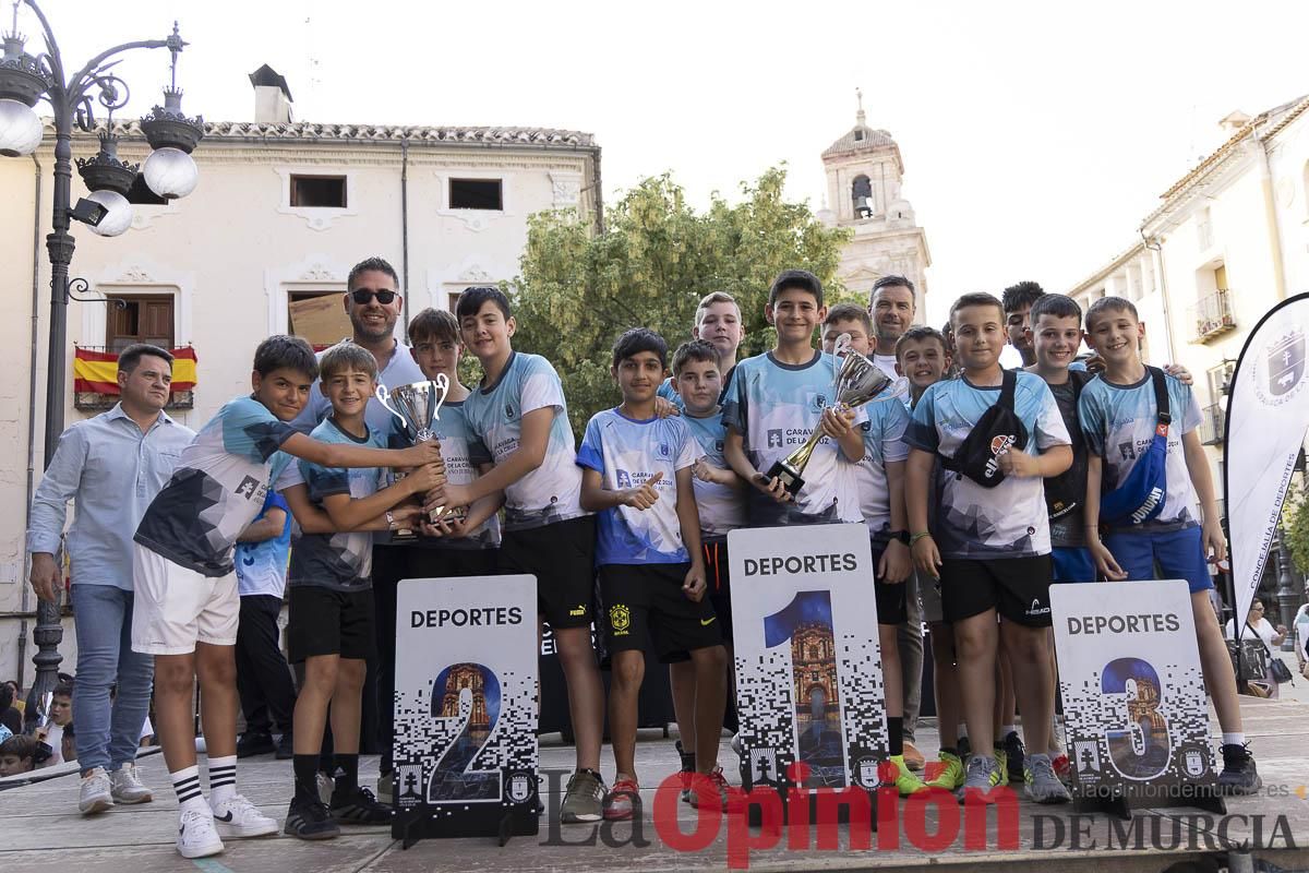 Clausura de las Escuelas Municipales Deportivas de Caravaca