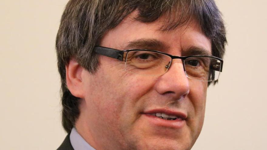 Primer pla de Carles Puigdemont