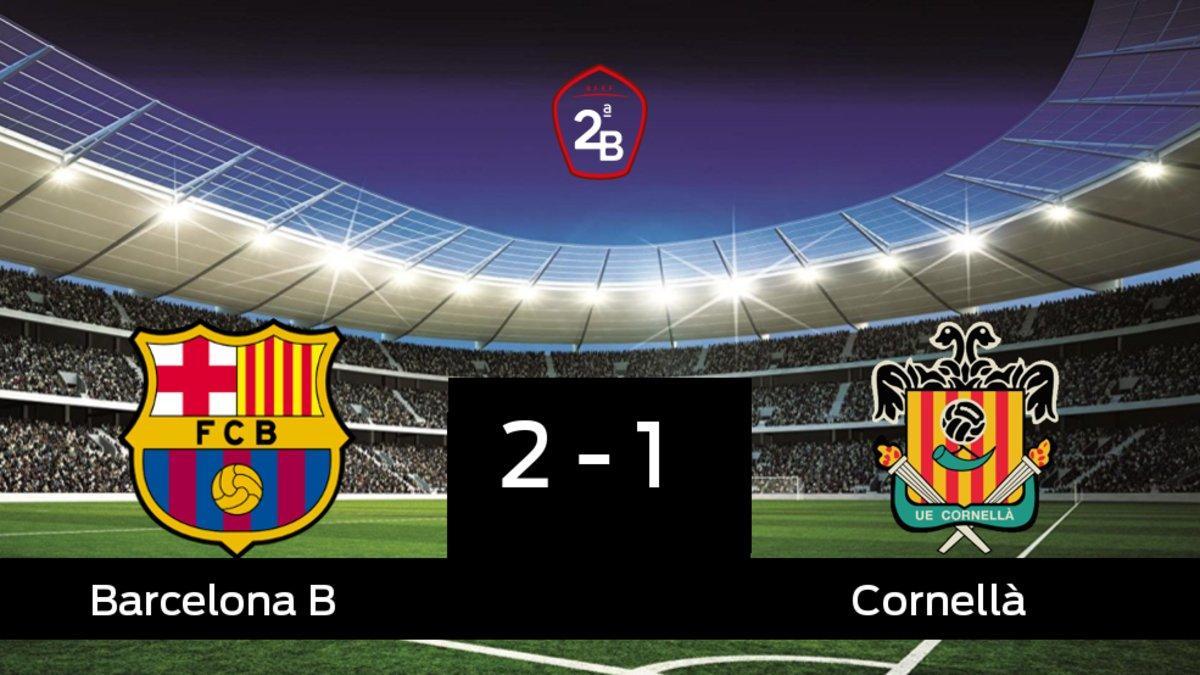 Tres puntos para el equipo local: Barcelona B 2-1 Cornellà