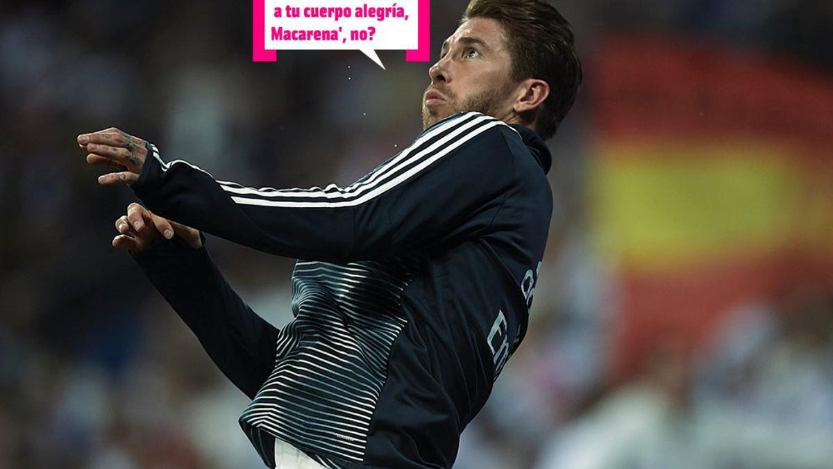 Sergio Ramos se canta la Macarena