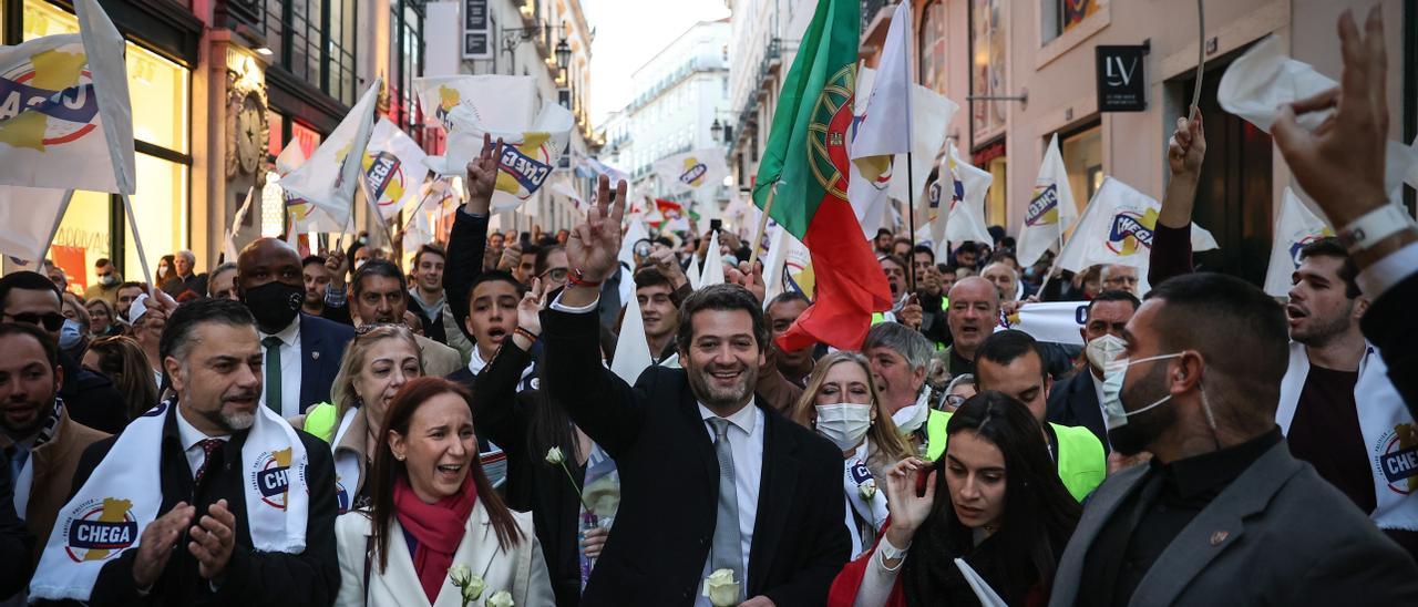 Andre Ventura, líder de la ultraderecha en Portugal.