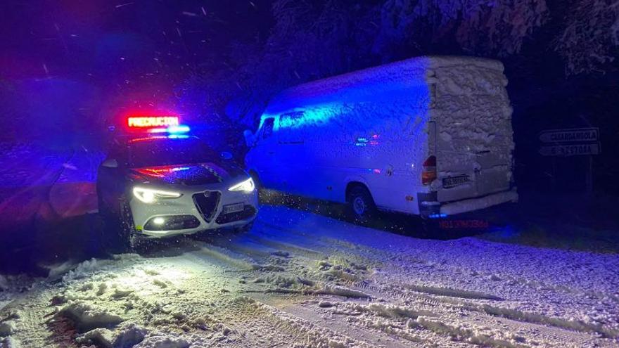 La borrasca Dora en Galicia: las fotos de un temporal de nieve y frío