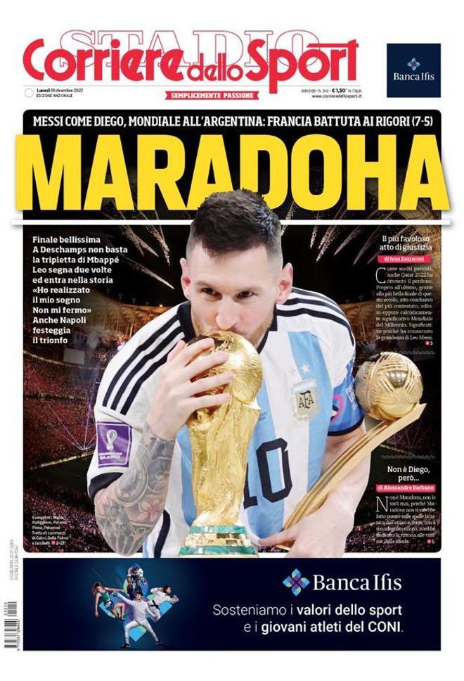 Para enmarcar: las portadas de todo el mundo se rinden a Messi