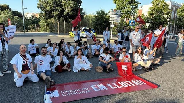 Protesta de metges a Tarragona al juny