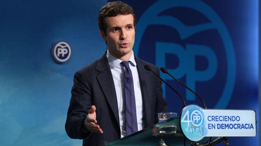 Pablo Casado explica la elección de Mallada: &quot;En las encuestas está dando una mejor aceptación&quot;