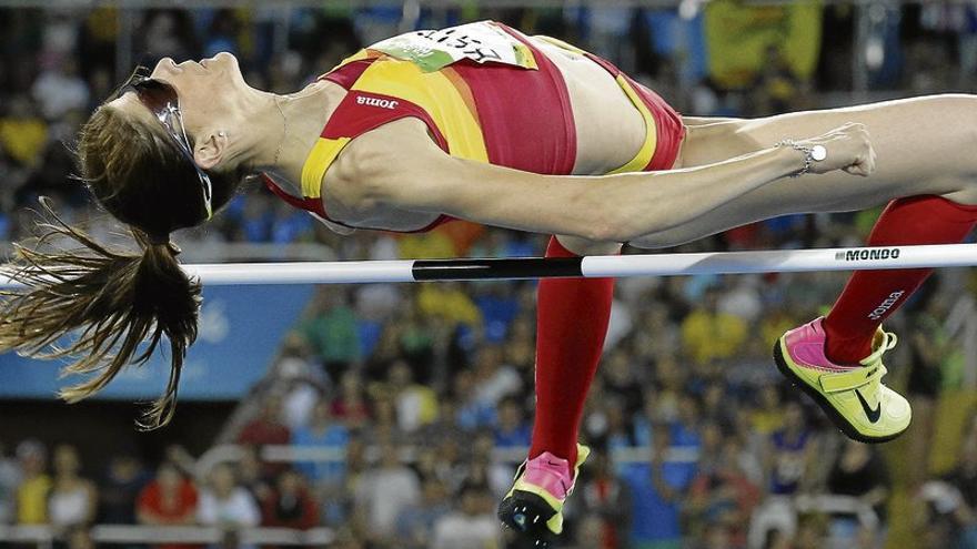 Ruth Beitia da un salto de oro