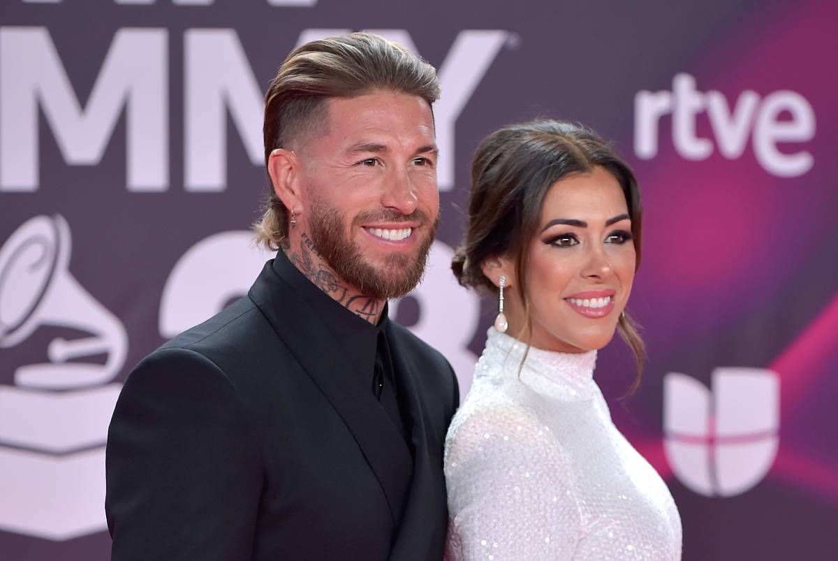 Sergio Ramos y su acompañante, Miriam, en los Latin Grammy 2023 de Sevilla