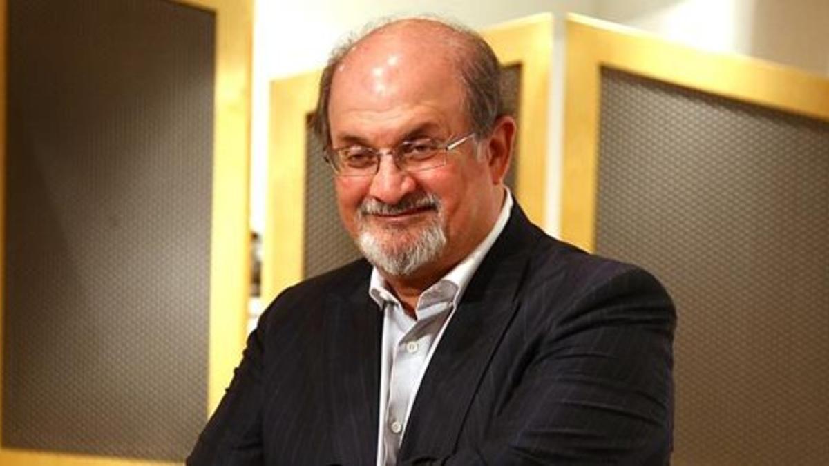 Salman Rushdie, en la presentación de su último libro en Madrid.