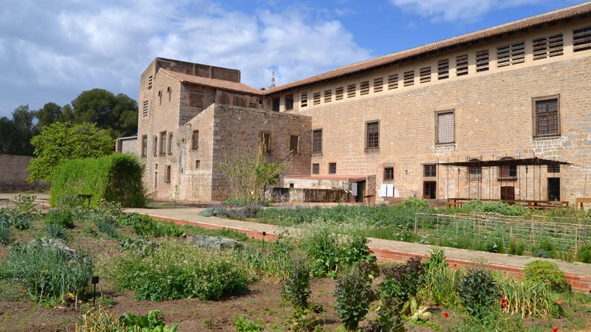 El huerto medieval del Real Monasterio de Santa Maria de Pedralbes, en Barcelona.