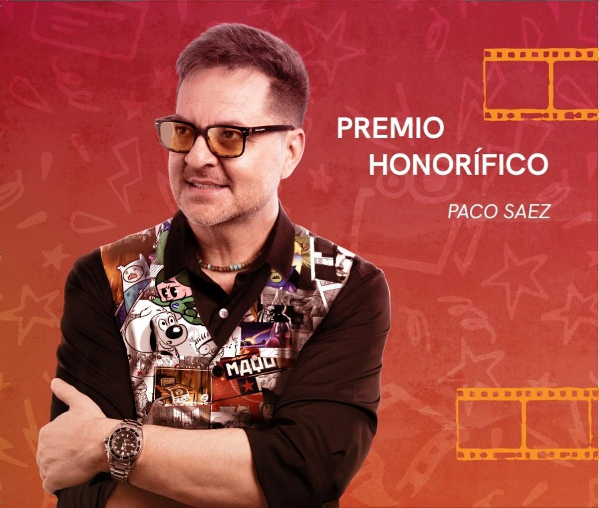 Paco Sáez galardonado de Honor
