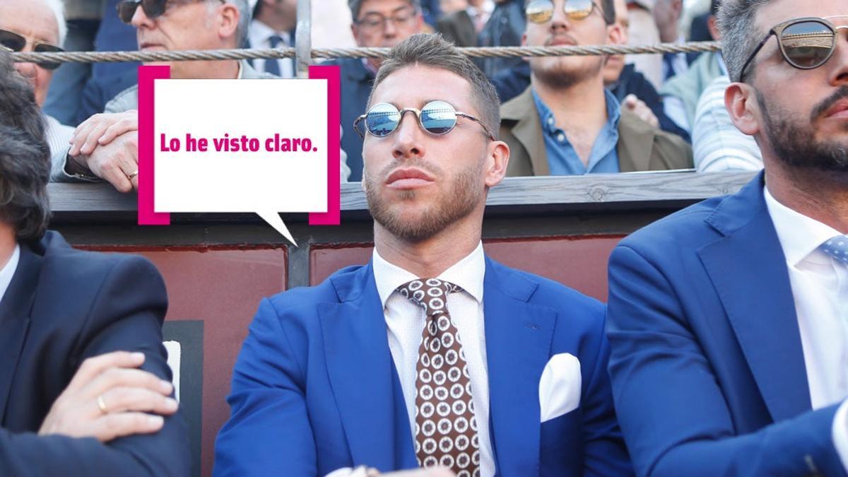 Sergio Ramos con gafas en la Feria de San Isidro