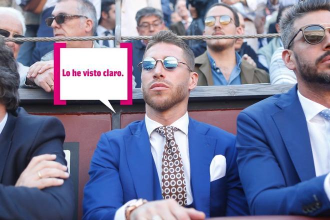 Sergio Ramos con gafas en la Feria de San Isidro