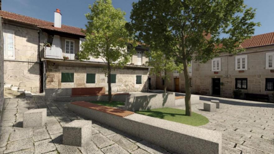 Infografía que recrea la futura Plaza del Placer, proyecto del estudio Erbalunga. | D.P.